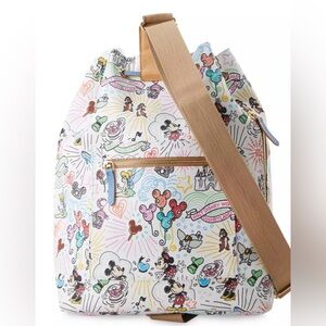 Disney Sketch Dooney & Bourke Pickleball Racket Sling Bag New with Tags